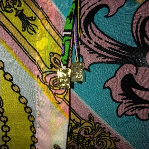 Hale Bob Silk Semi-Sheer Blouse - Picture 7 of 8